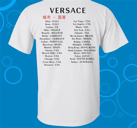 versace cina t shirt|versace t shirt.